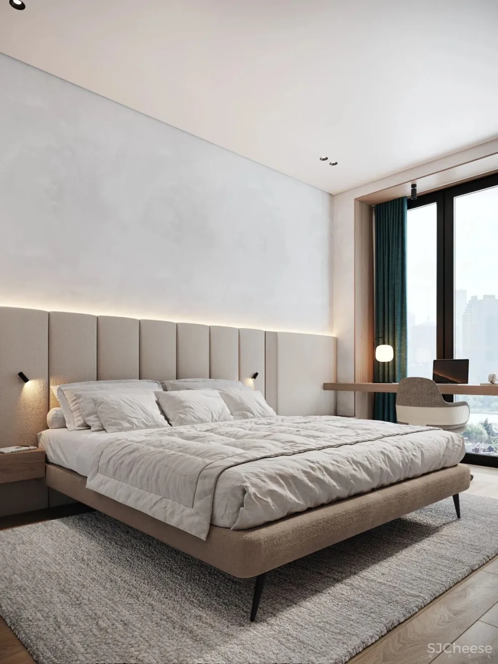 88㎡现代素雅,简单的,更有范!