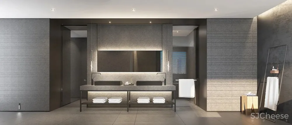 方磊 上海 555 m² 黄浦江畔顶层复式,大道至简,安静优雅!