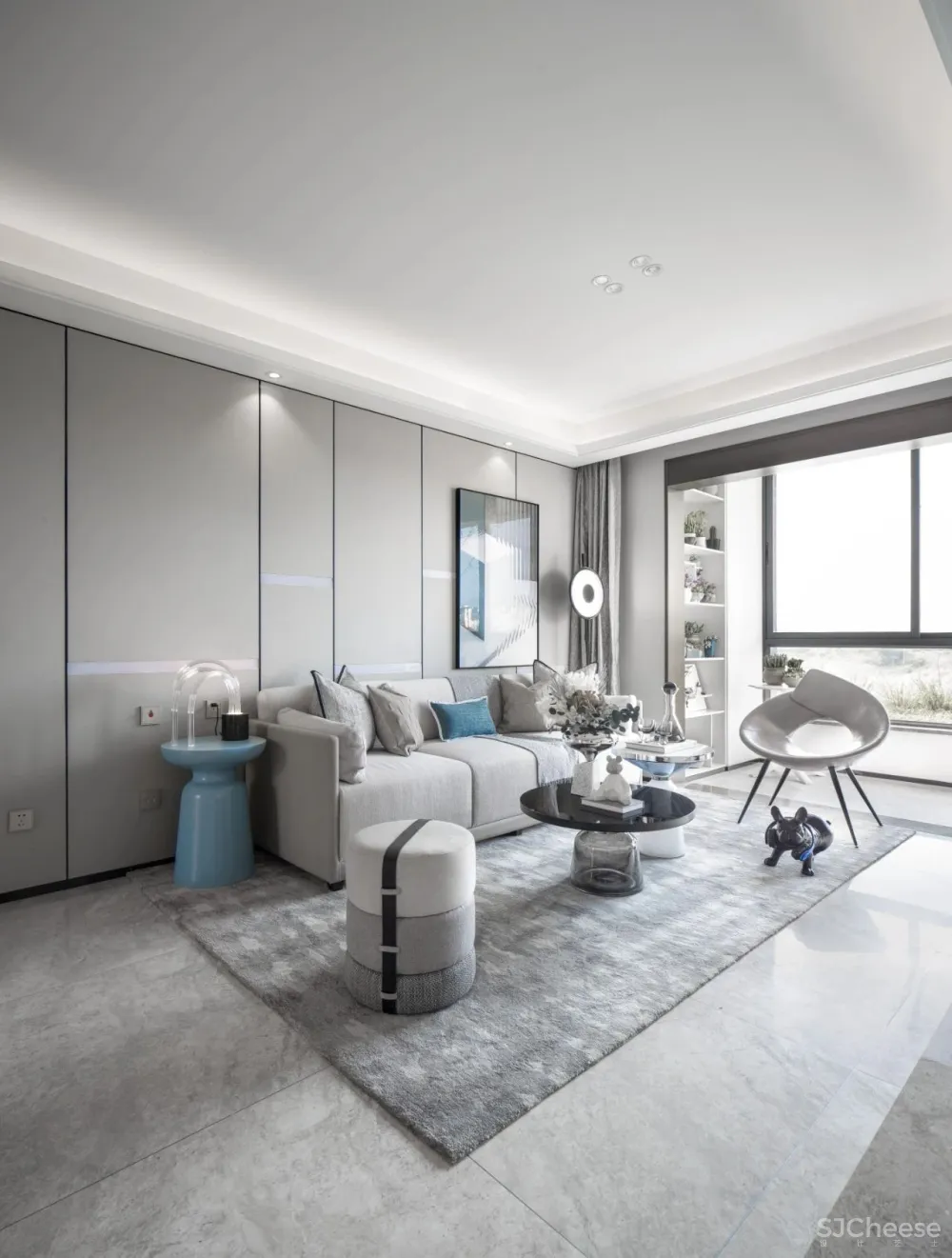 57㎡现代简约,温馨优雅的质感,让小户型也档次自然