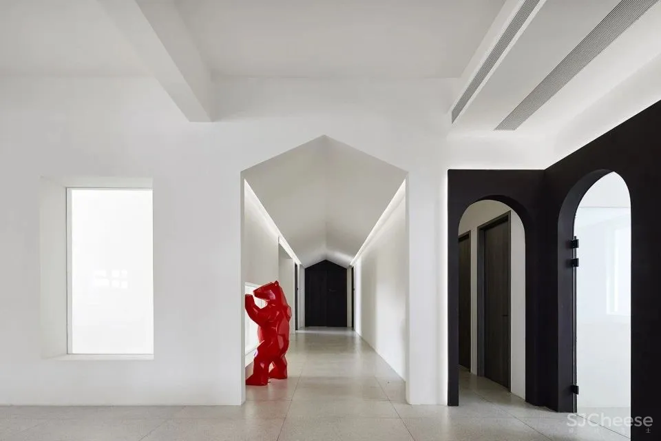 新作 以几何形状来构建空间秩序 QI STUDIO 白墙之下 大器空间