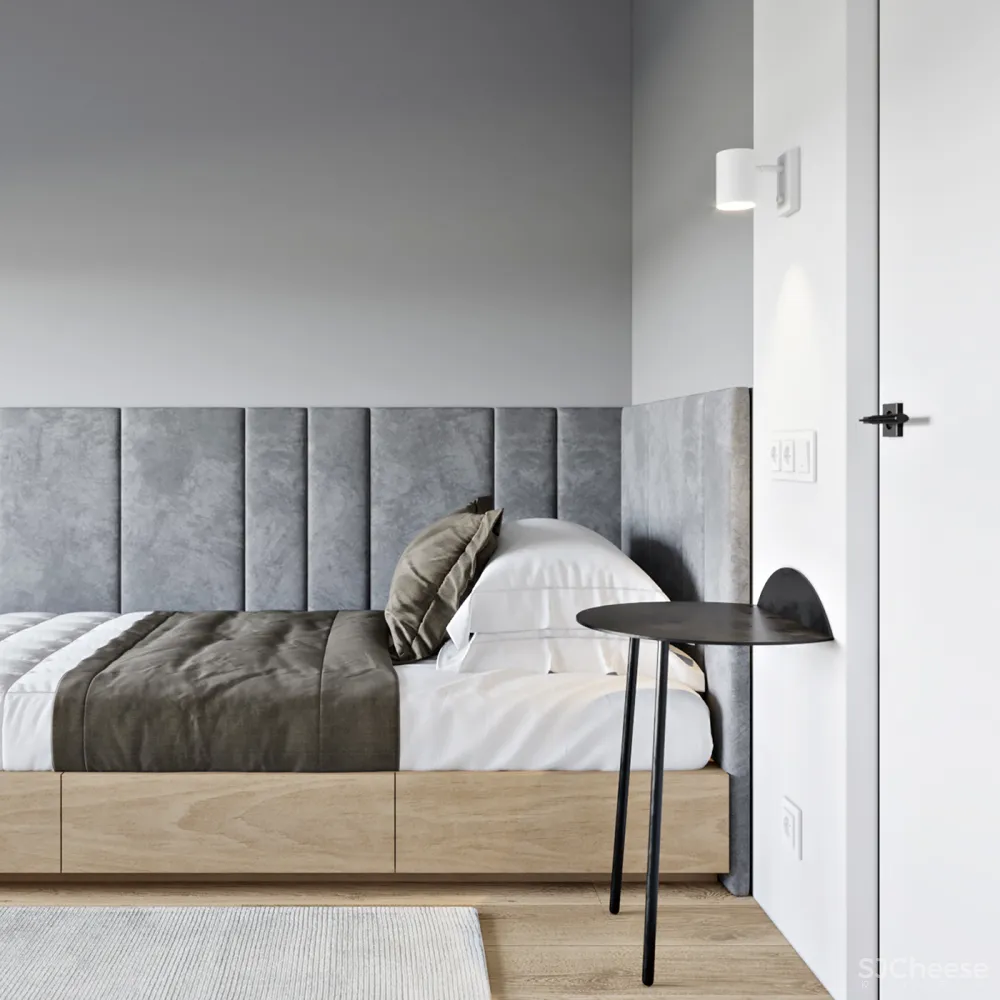 102㎡ 高级黑,墙面这么拼房间更显高