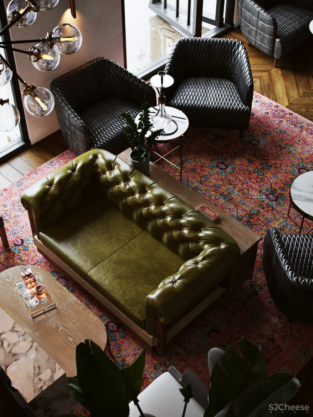 88㎡现代素雅,简单的,更有范!