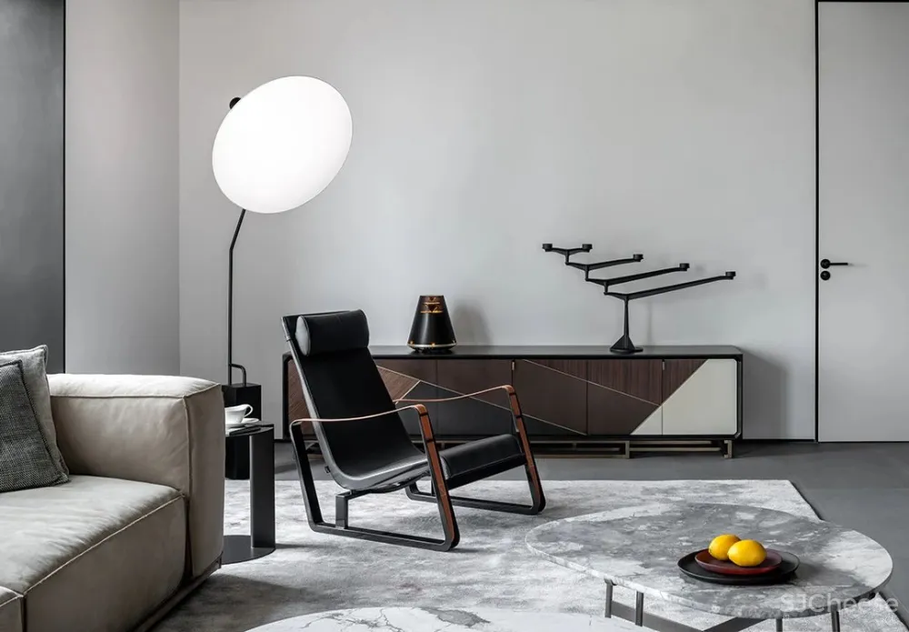 方磊 上海 555 m² 黄浦江畔顶层复式,大道至简,安静优雅!