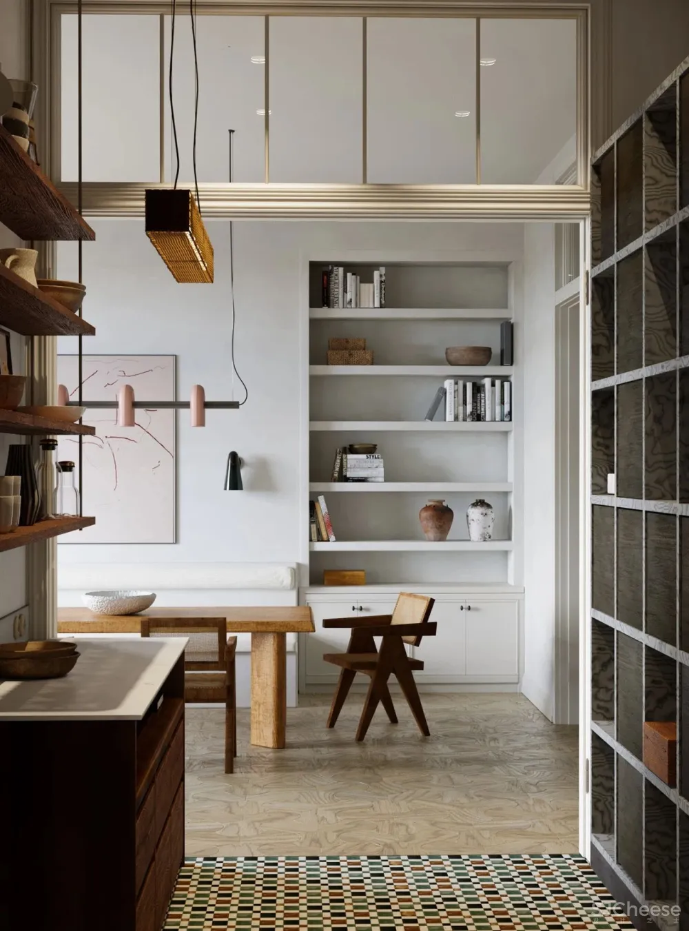 复古轻奢风,诗意般的美宅!