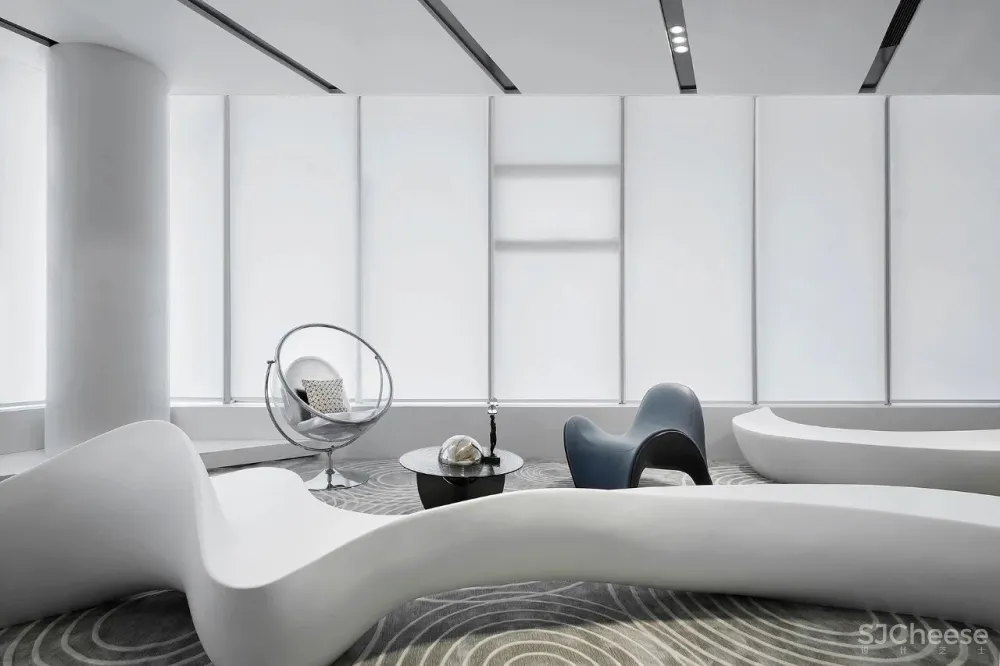 天鼓设计:线条的韵律,极简空间的秩序美学