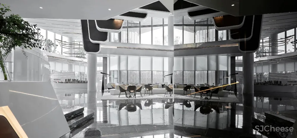 天鼓设计:线条的韵律,极简空间的秩序美学