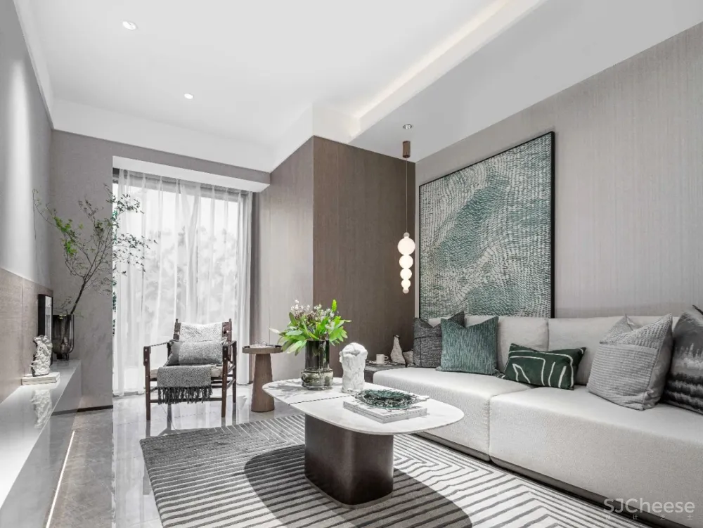 GND恩嘉设计·新作 87㎡ - 92㎡现代轻奢样板间