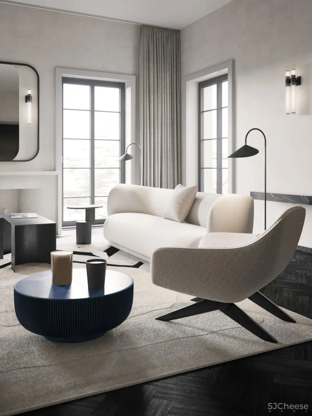 170㎡ 现代公寓,家具这么选格调就有了