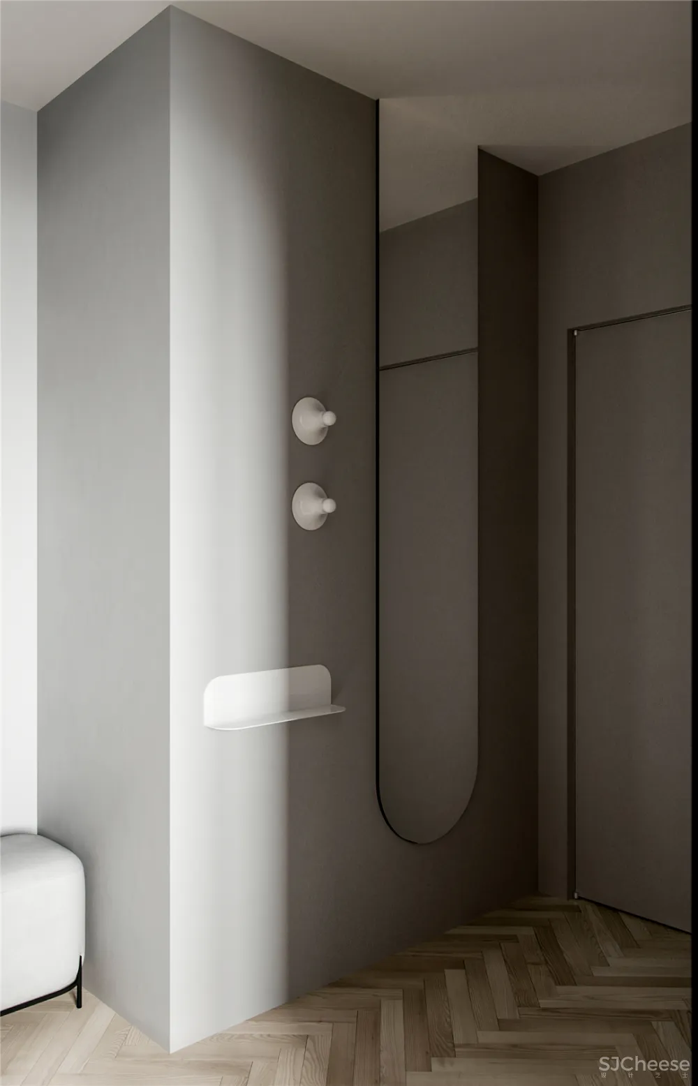 90㎡小资一居室,细节处挥洒时尚气息!