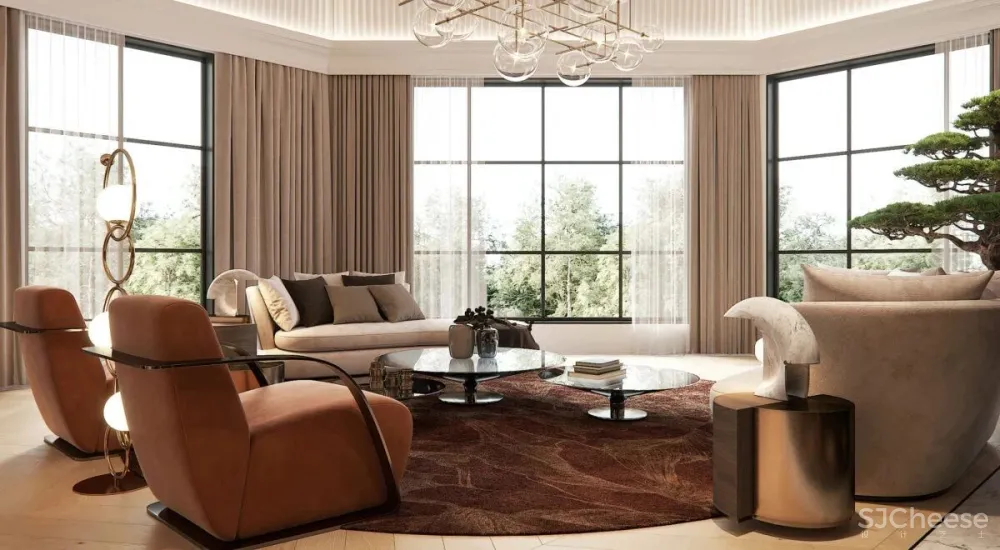 600㎡迪拜大别墅,让人无限向往的简奢之家!