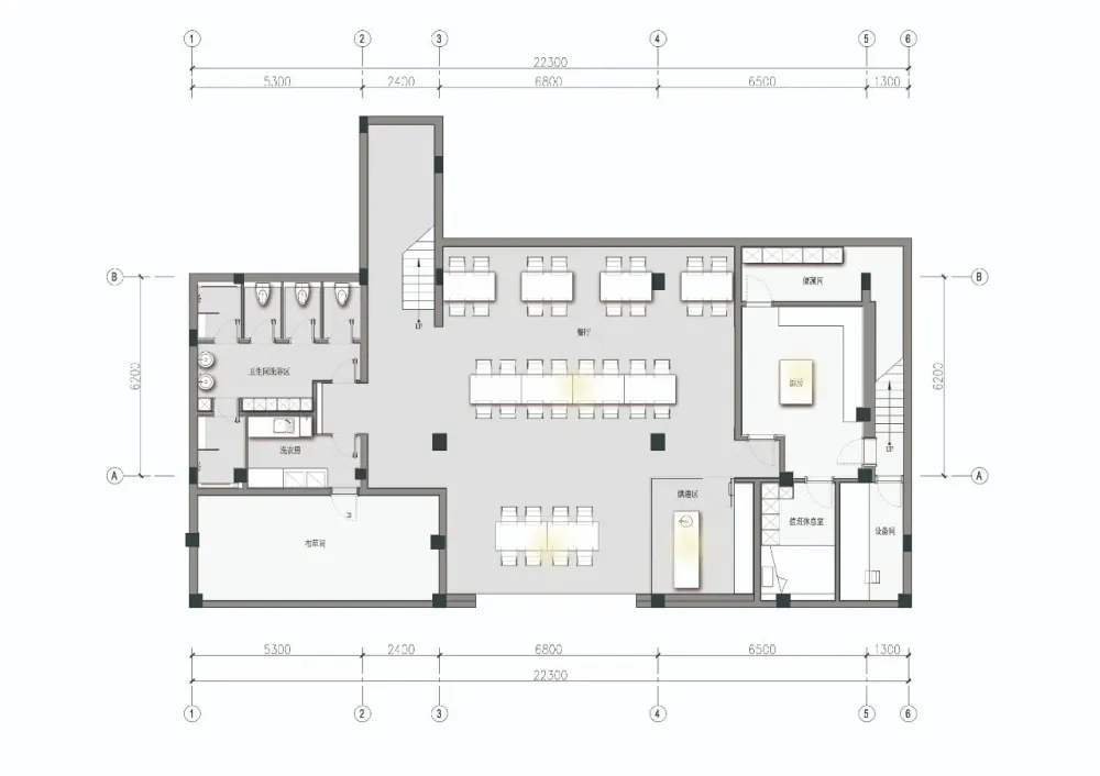 竹海里的极简酒店,美。