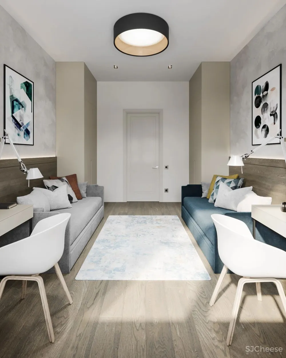 Igor Glushan 83㎡轻奢美居