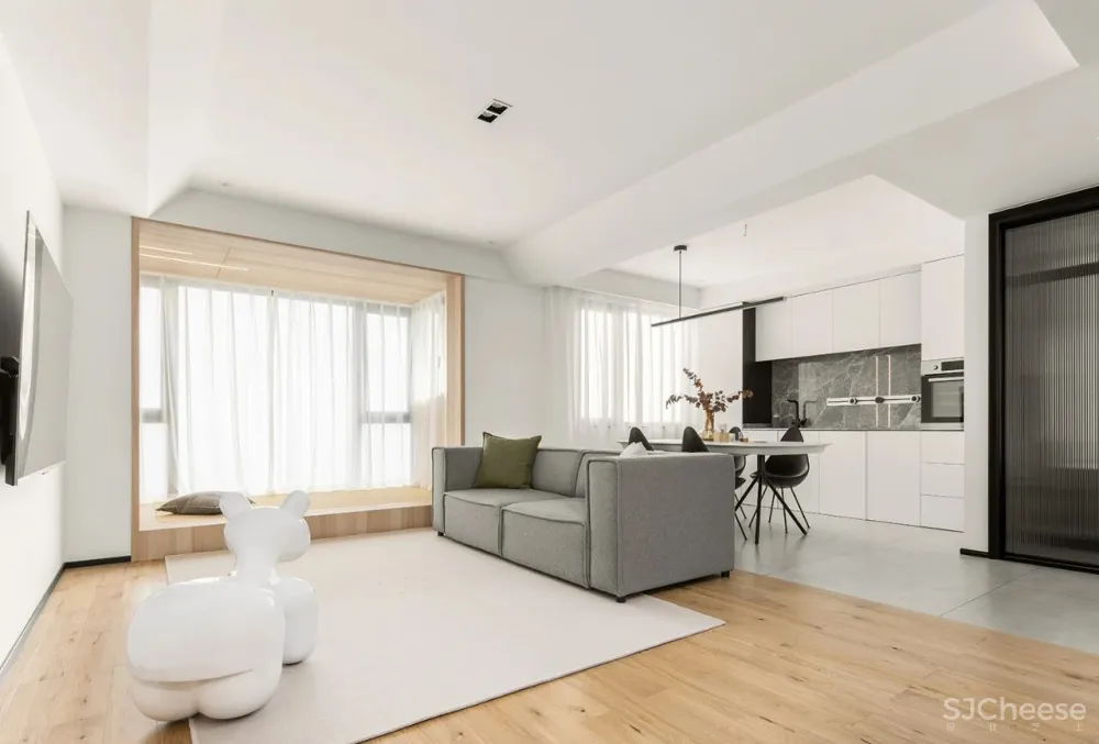 现代金属质感,营造自然人居美学 鸿鹄设计