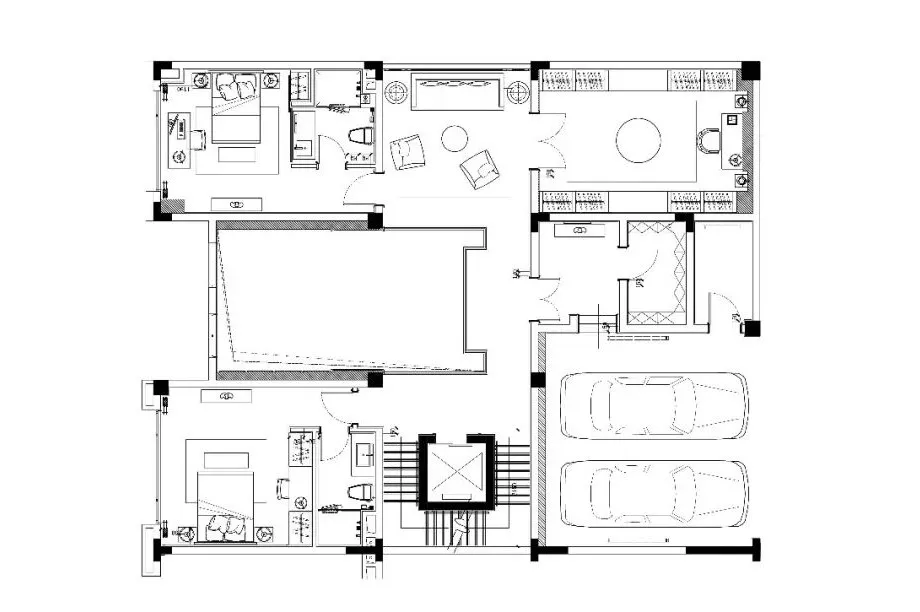 奢华别墅样板间，注入现代生活的美感！