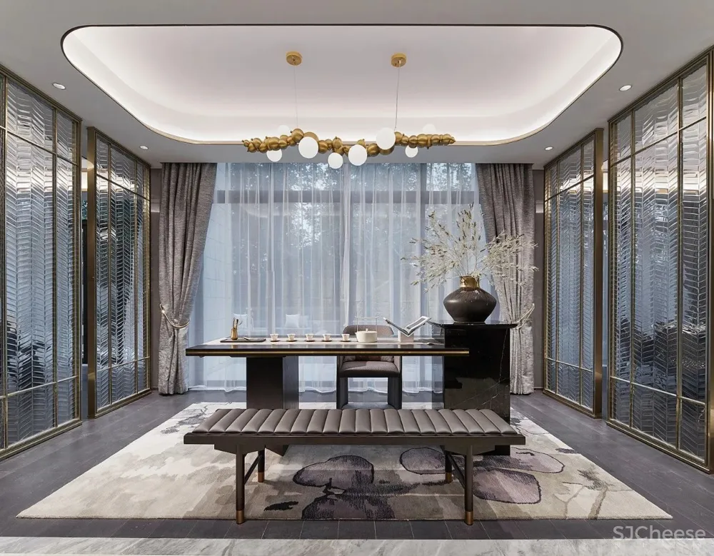 奢华别墅样板间，注入现代生活的美感！