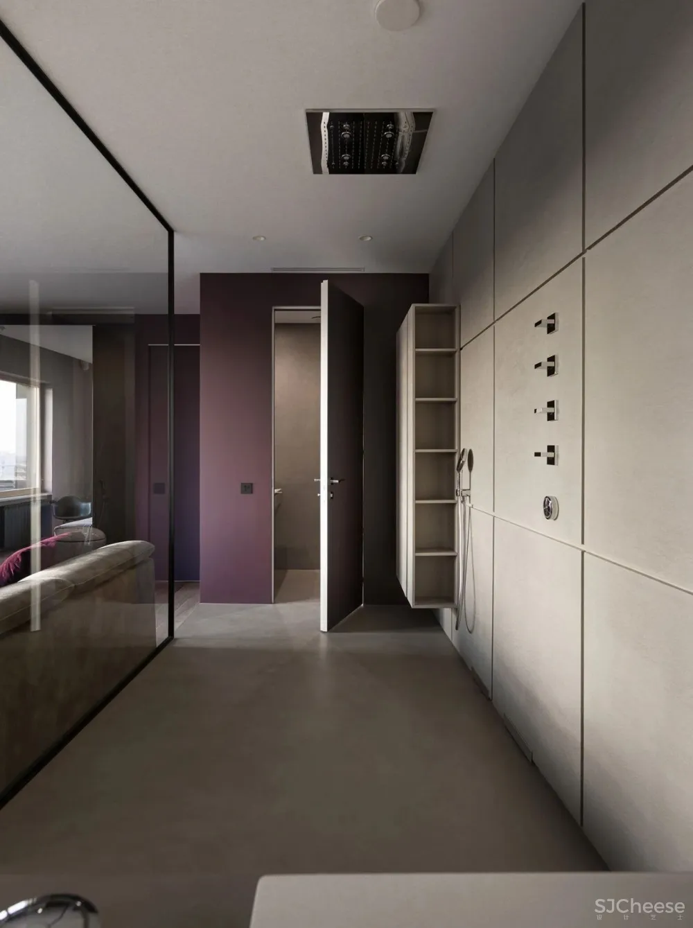 310㎡水泥灰 原木,质朴舒适!