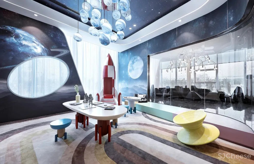 天鼓设计:线条的韵律,极简空间的秩序美学