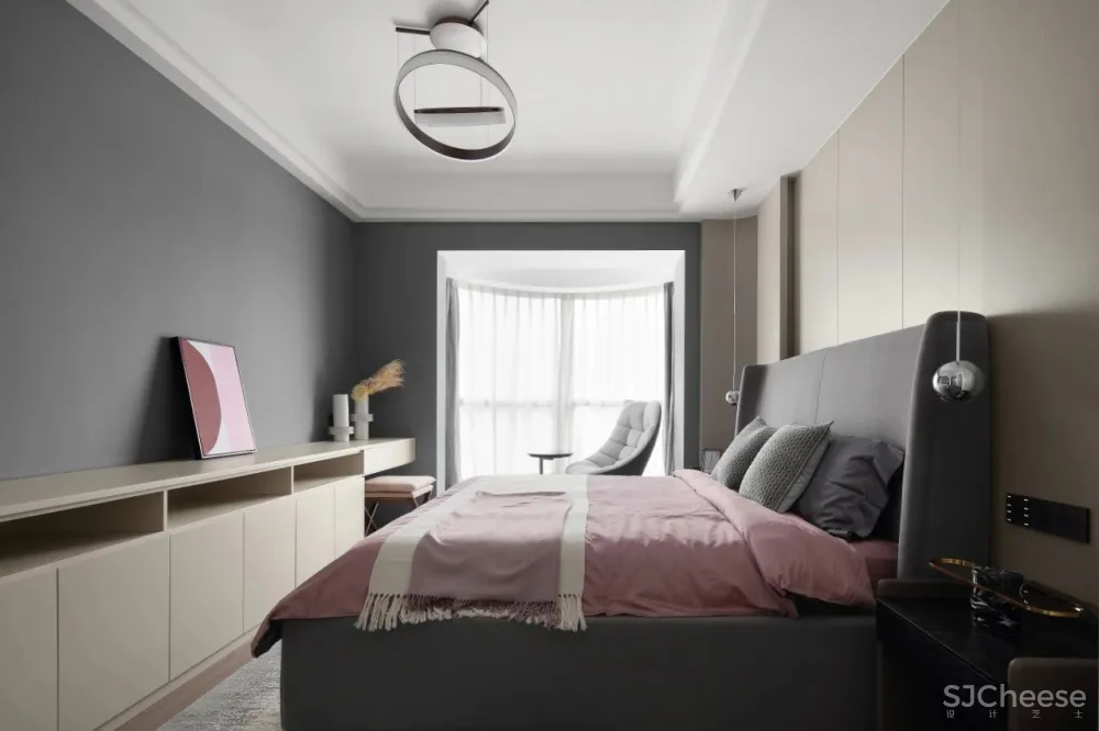 设计师丁捷:270㎡现代极简大宅,繁华之中的静谧空间