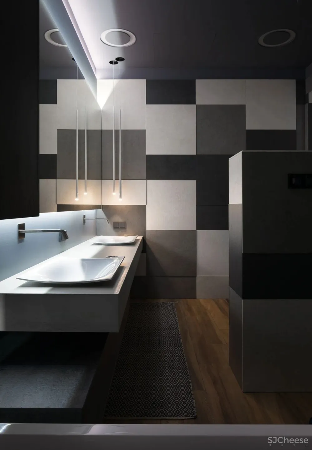 310㎡水泥灰 原木,质朴舒适!