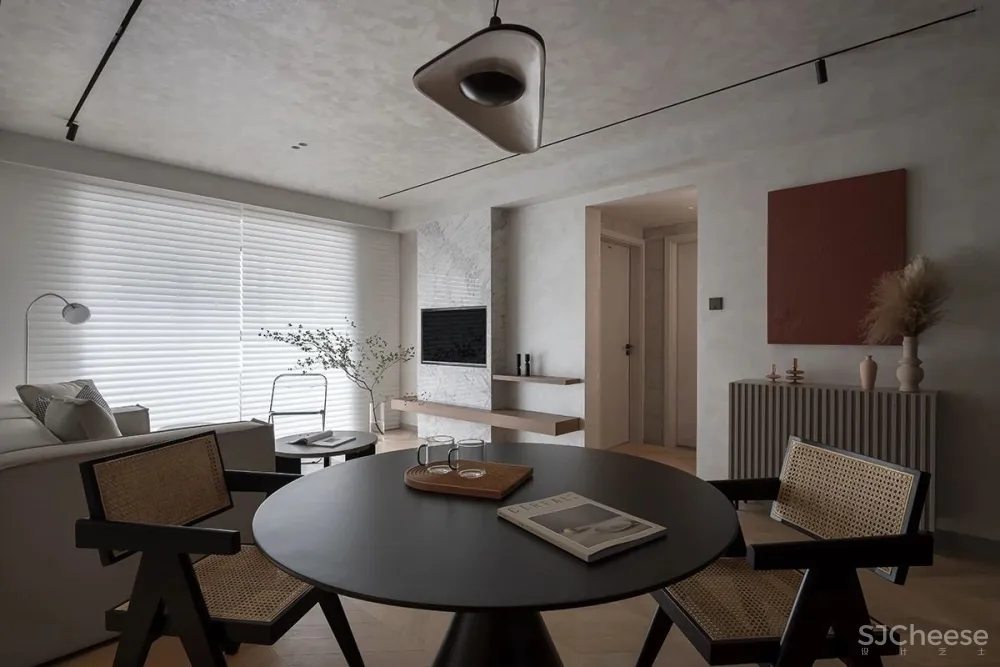 大理石 艺术漆,诠释质朴侘寂美学 观致设计