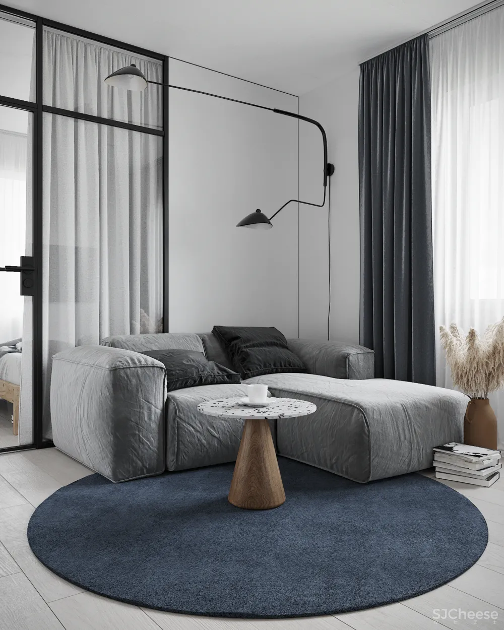 49㎡小公寓,教科书般的设计!