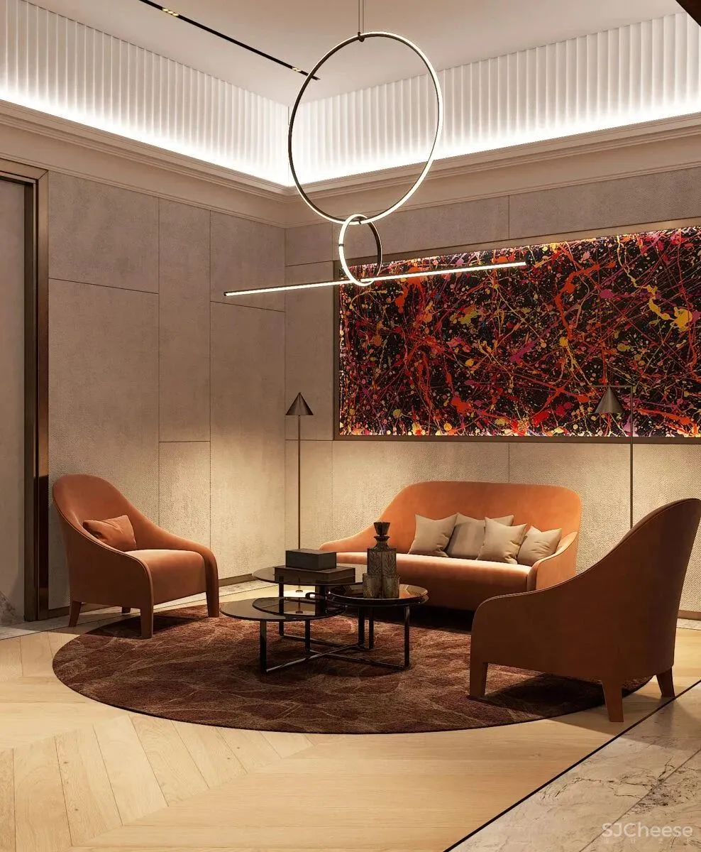 600㎡迪拜大别墅,让人无限向往的简奢之家!