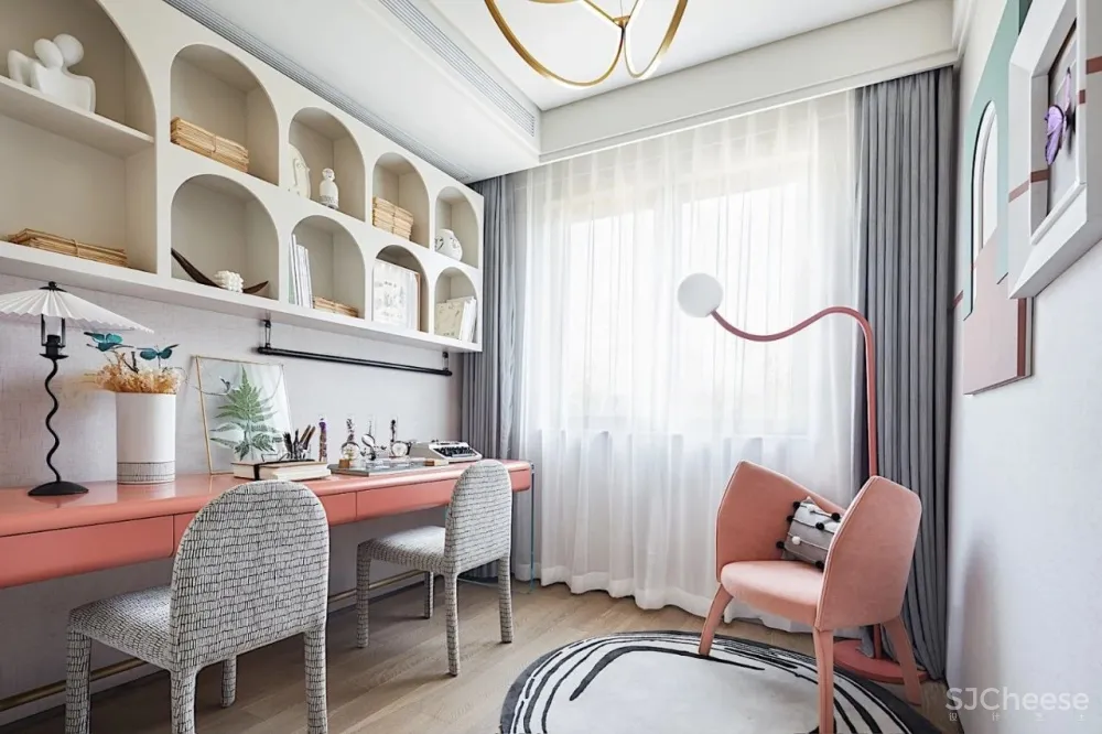 雅趣与轻奢之栖 , 108㎡华侨城滁州欢乐明湖•源庭样板间 飞视设计