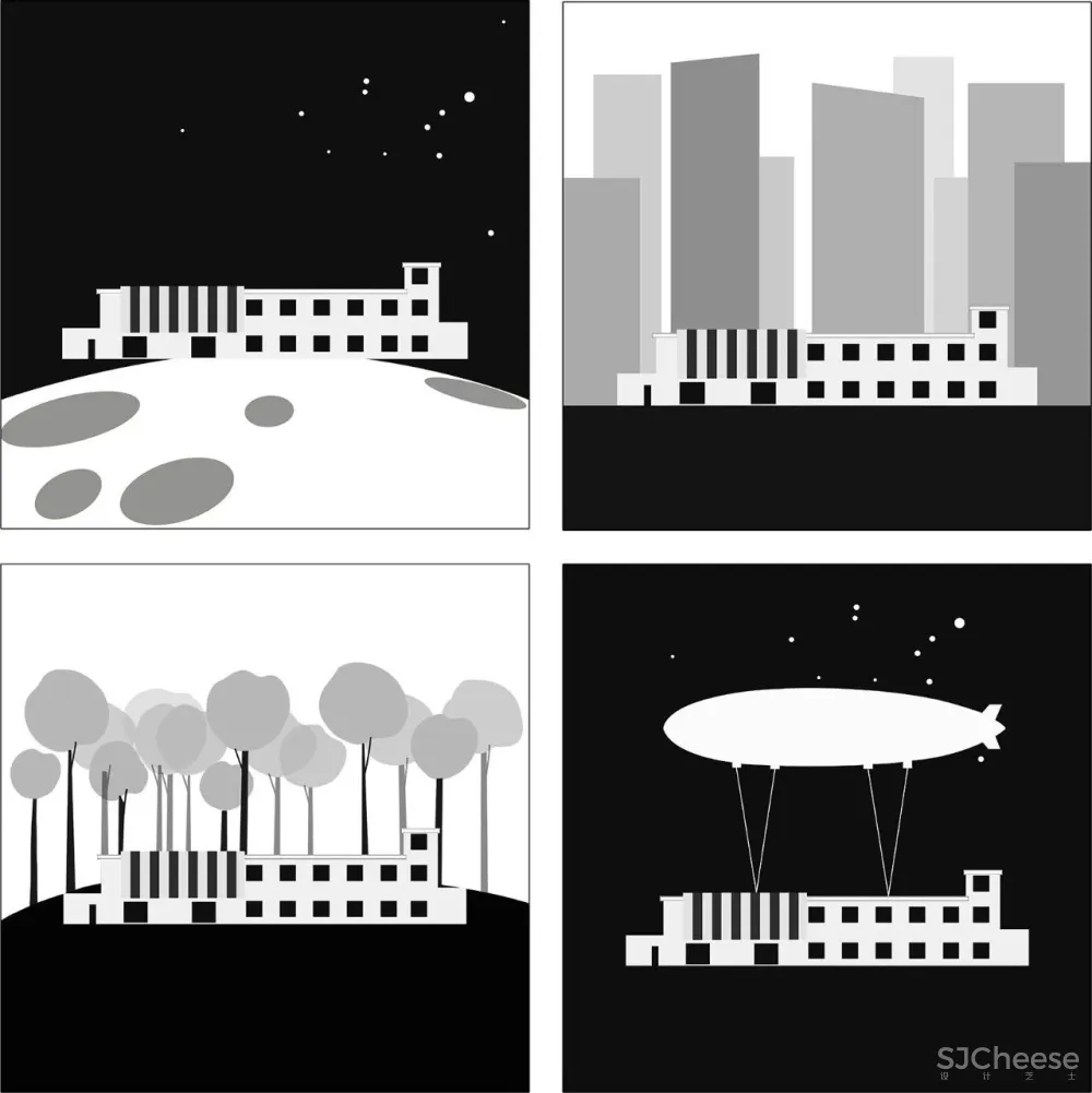 新作 以几何形状来构建空间秩序 QI STUDIO 白墙之下 大器空间