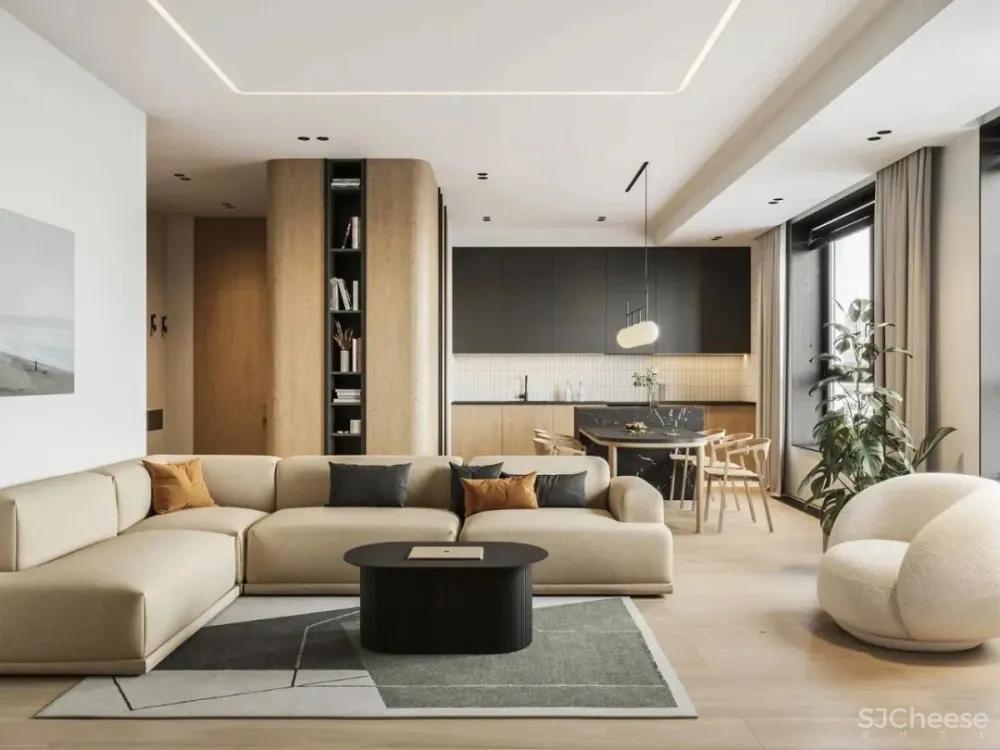 92.4㎡素净好宅，简美淳朴才是家的真谛！