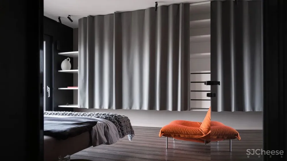 310㎡水泥灰 原木,质朴舒适!