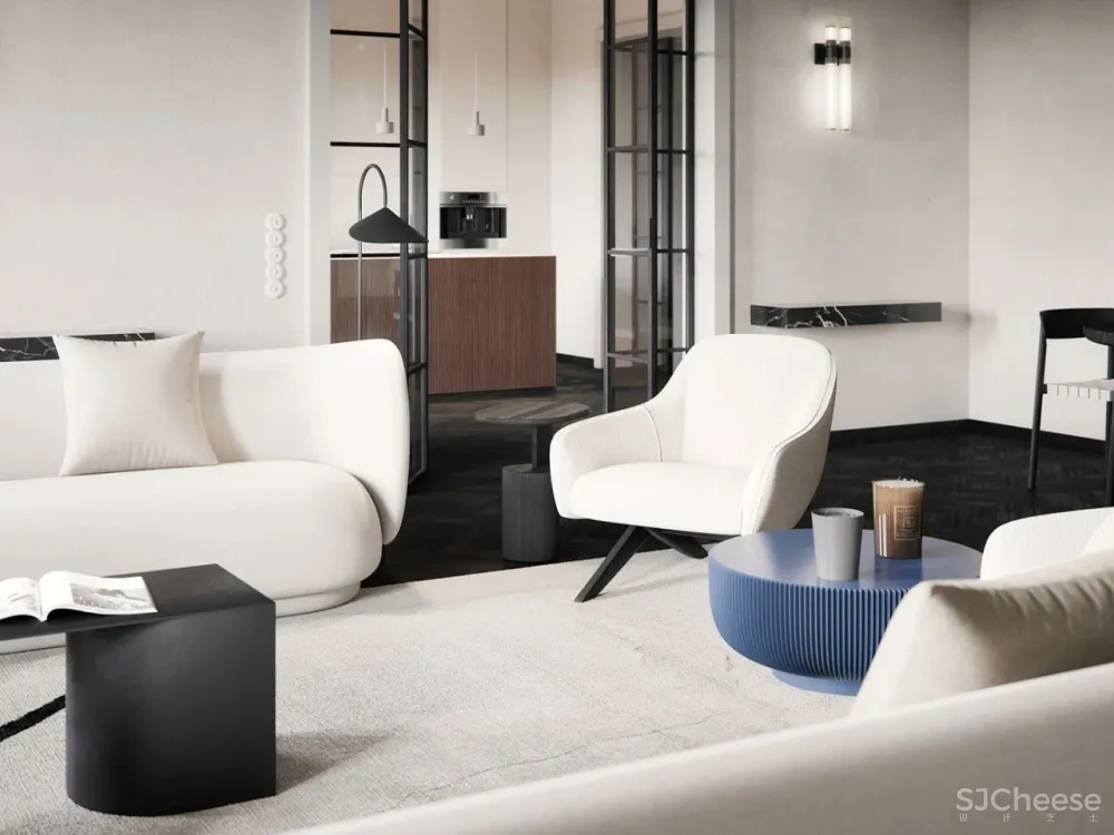 170㎡ 现代公寓,家具这么选格调就有了