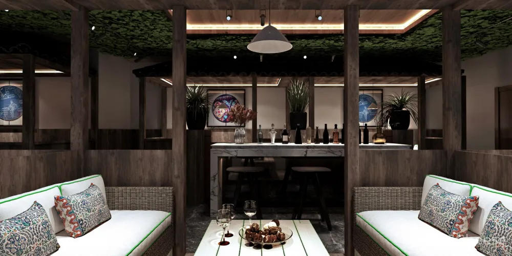 苗寨酒馆“浪酒闲茶”西江店 金戈设计