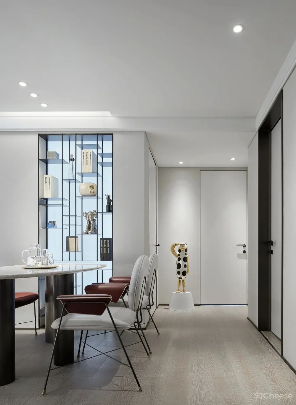 色彩与材质的艺术,现代摩登气息的一方天地 忱意设计