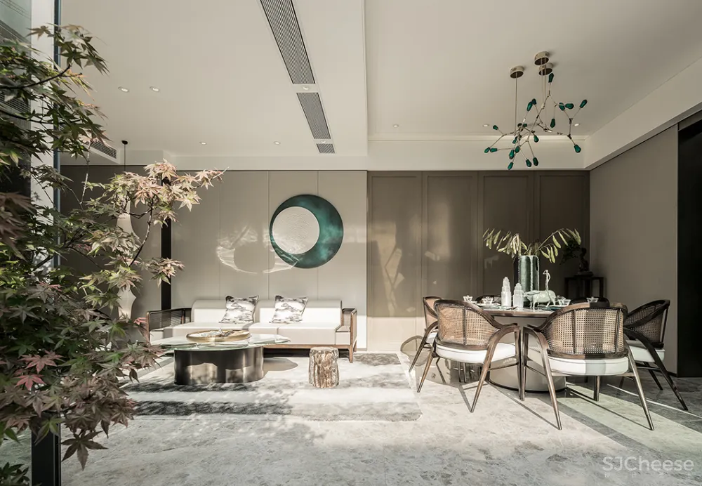 252m² 新中式,大隐于市的东方哲理