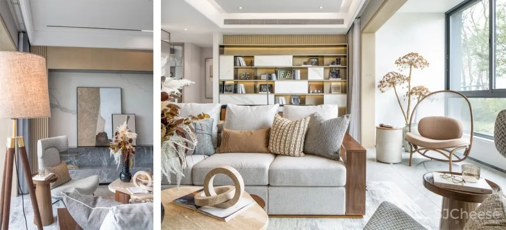 77㎡的小房子，也能住出豪宅体验？打通客餐厨书空间，真实现！