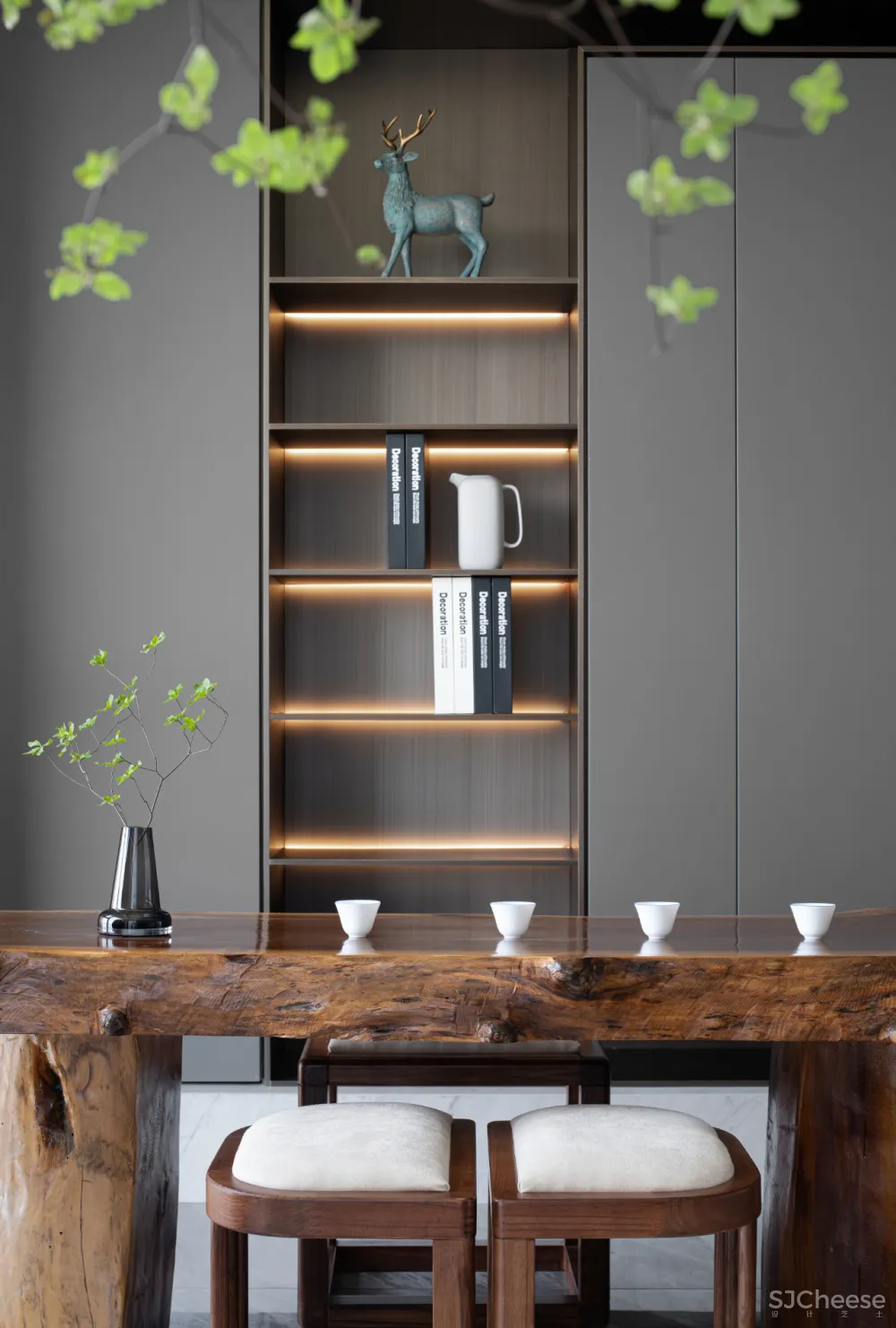 忱意设计:260㎡ 意式极简风叠墅,还原设计本真