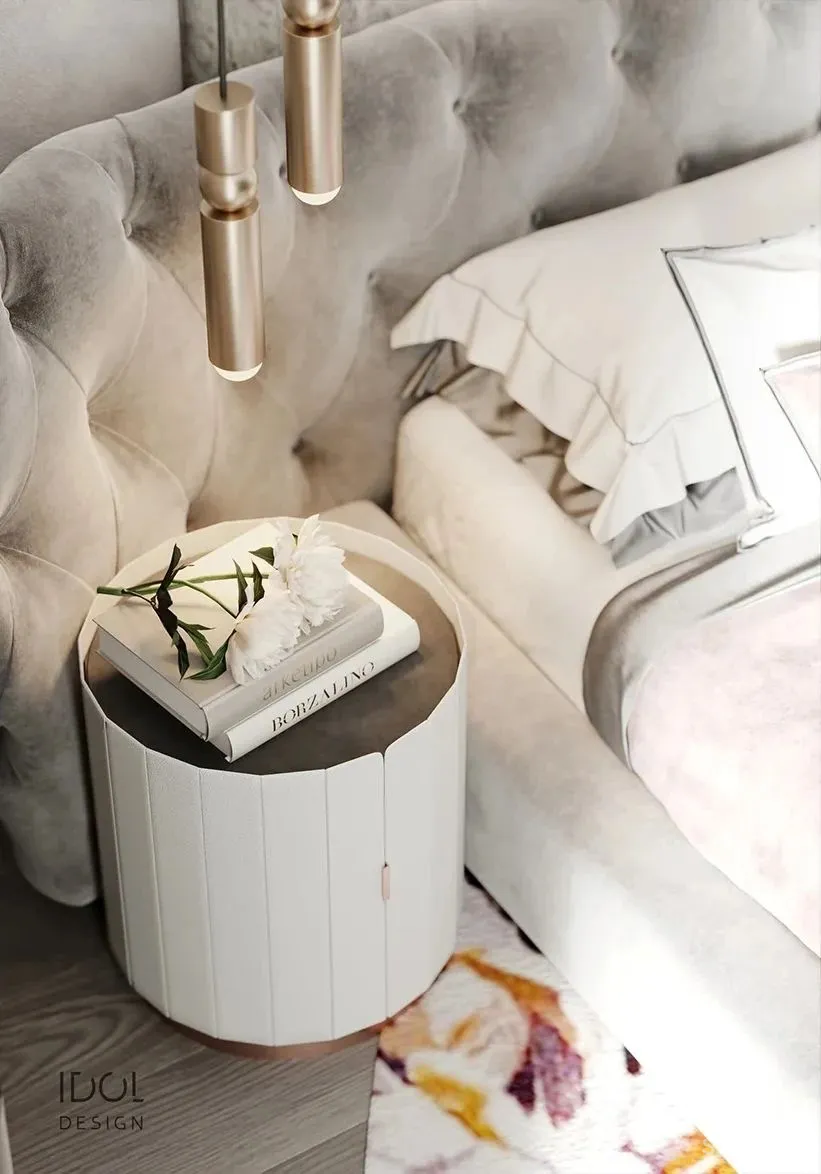 122m²轻奢私宅,红与黑,竞芳菲