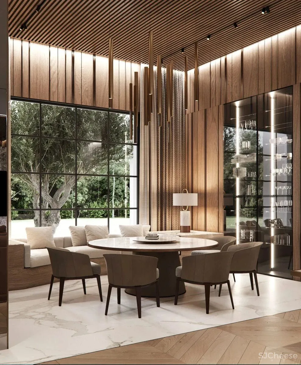 600㎡迪拜大别墅,让人无限向往的简奢之家!