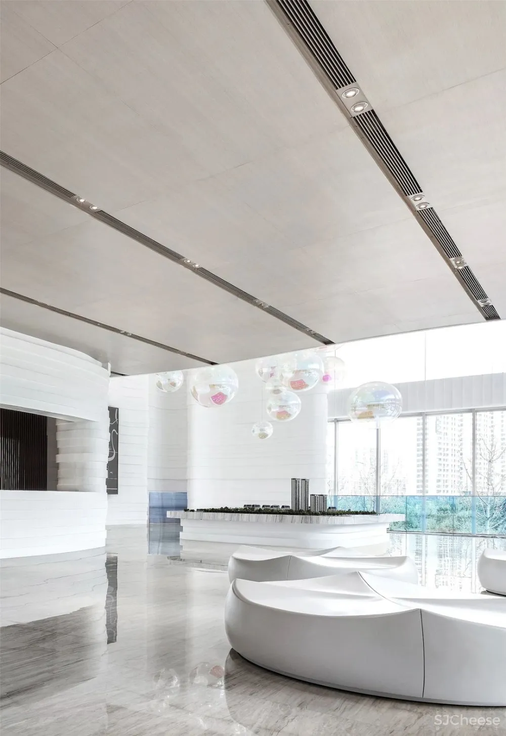 和谐韵律演绎售楼空间刚性之美 |EH DESIGN 易和