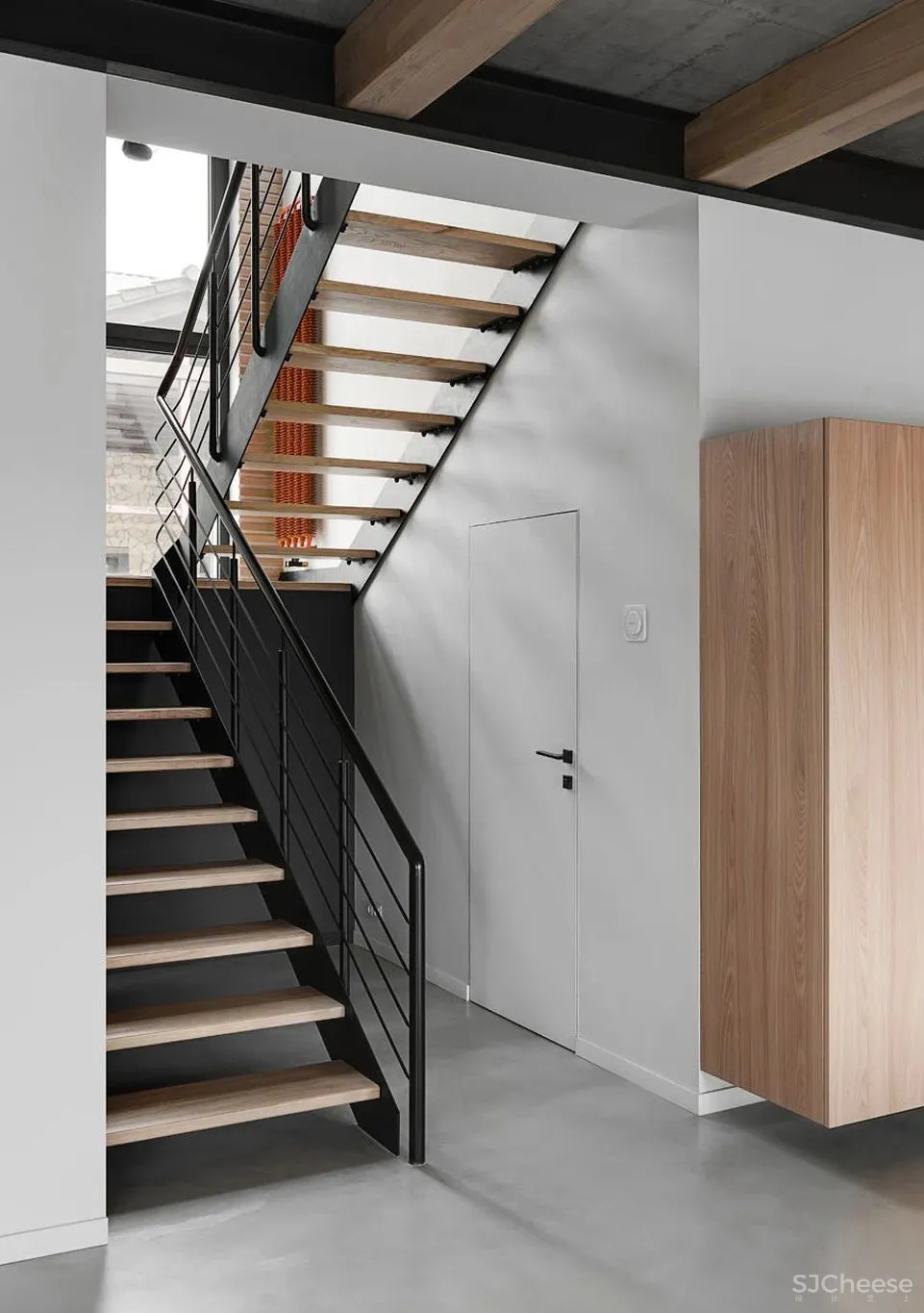 310㎡水泥灰 原木,质朴舒适!