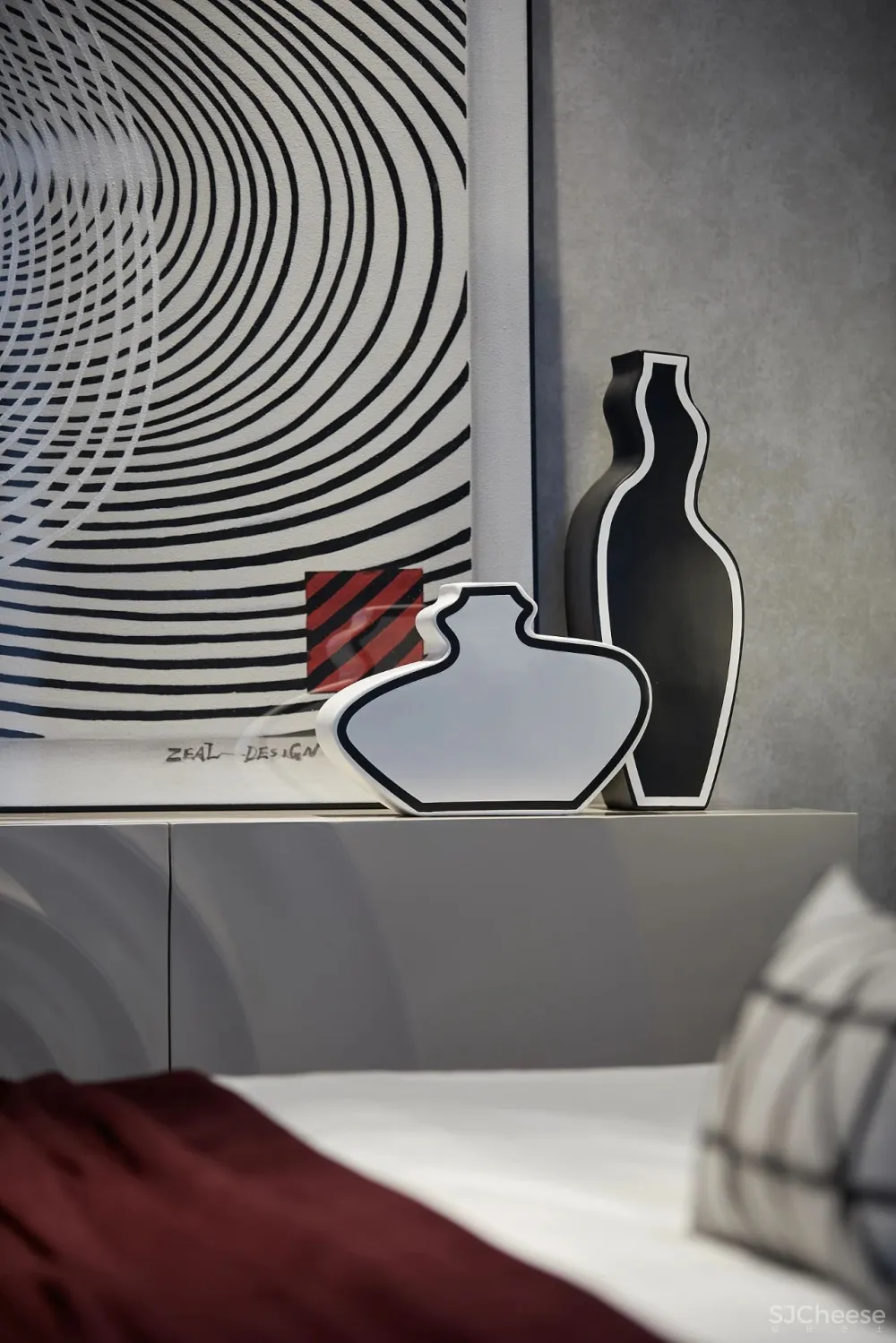 色彩与材质的艺术,现代摩登气息的一方天地 忱意设计