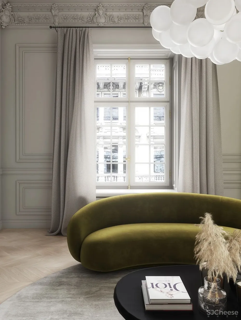 华而不奢当代艺术糅合欧式经典