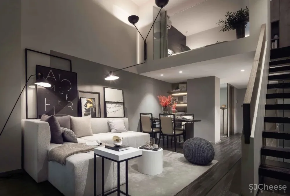 ADF后象设计 武汉「国采公寓T2」三套LOFT现代公寓