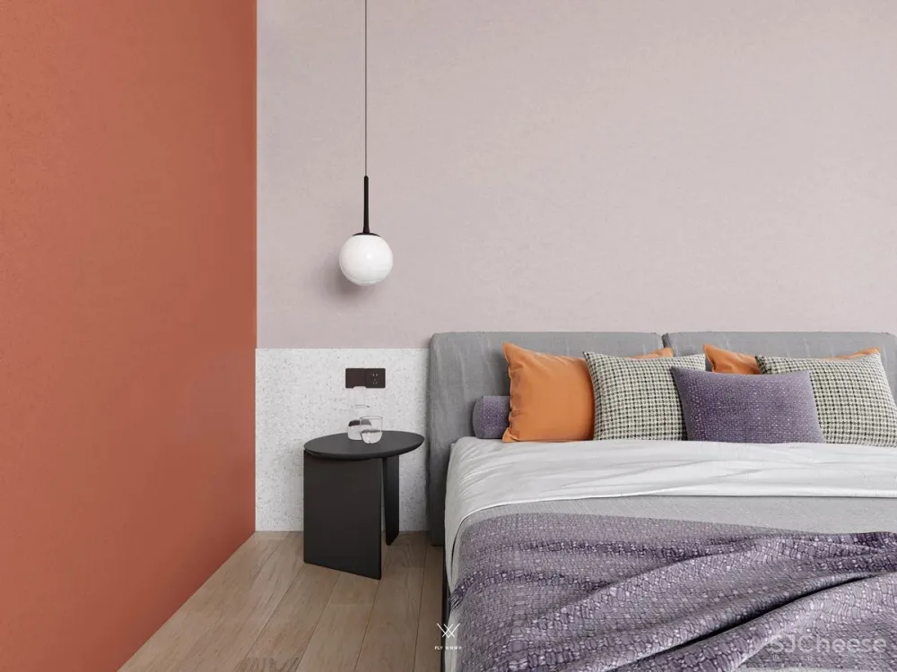 100㎡现代极简,两套相邻小公寓,合并装一起,打造慵懒的舒适