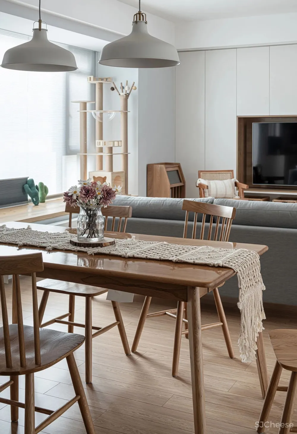 木、白、灰，素雅宁静的慢生活家居 予以设计