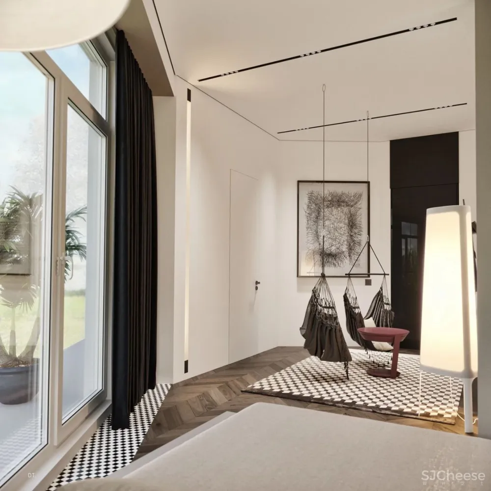 轻奢之美 丨一个空间,两个方案