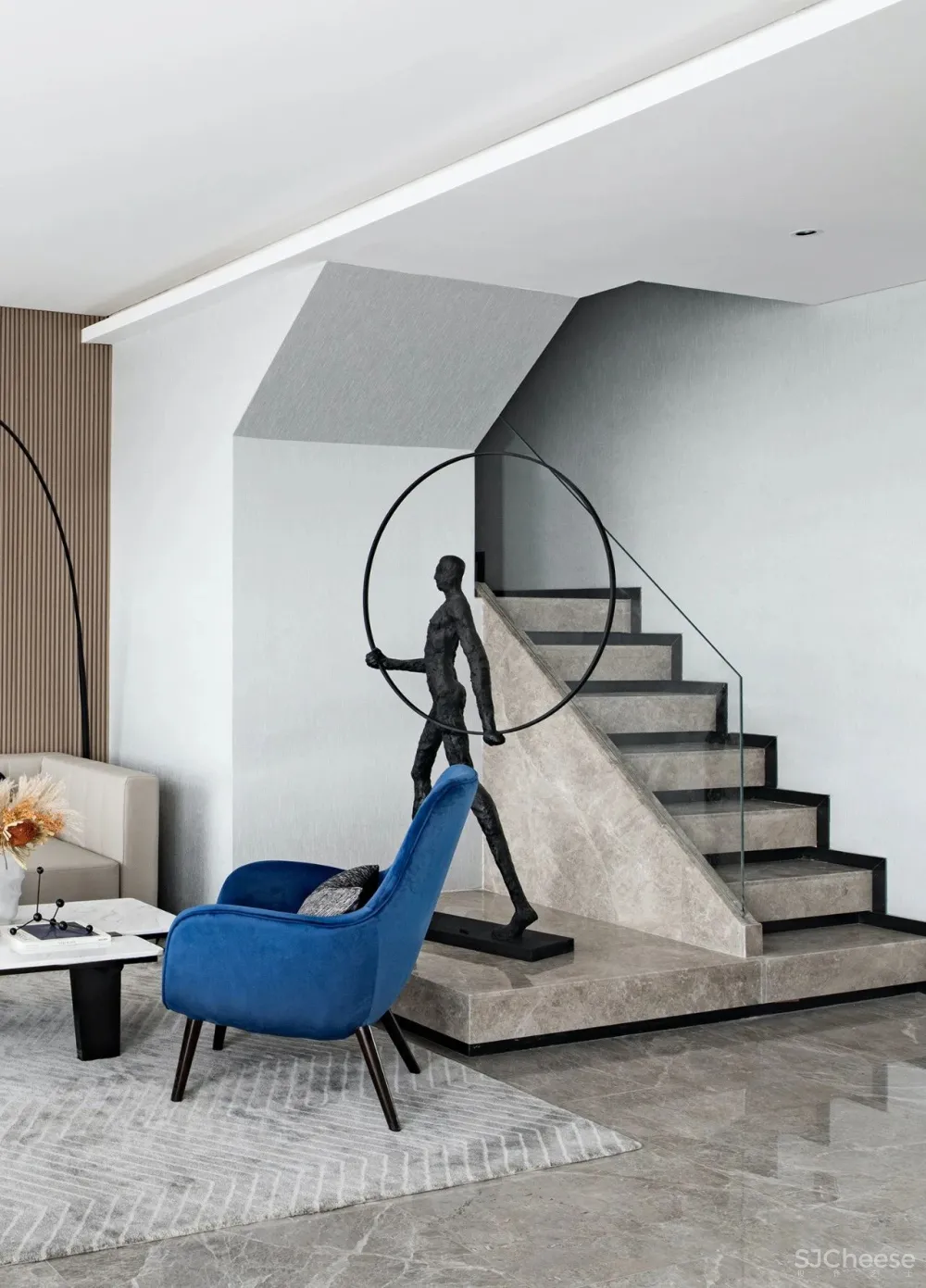 SHD山禾设计|泰安泰岳国风 以经典蓝缔造永恒的家