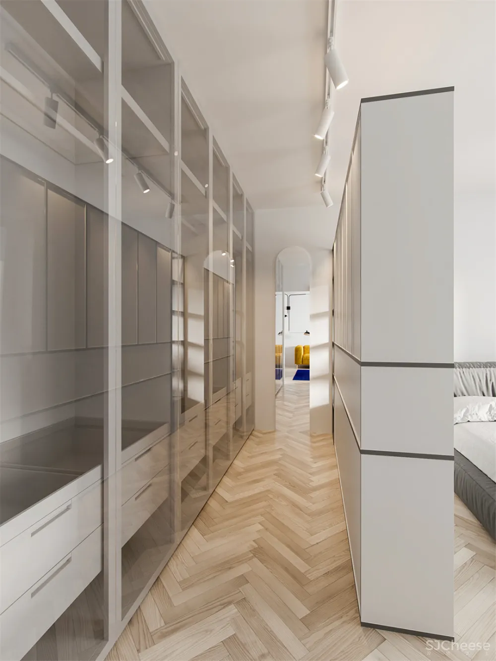 90㎡小资一居室,细节处挥洒时尚气息!