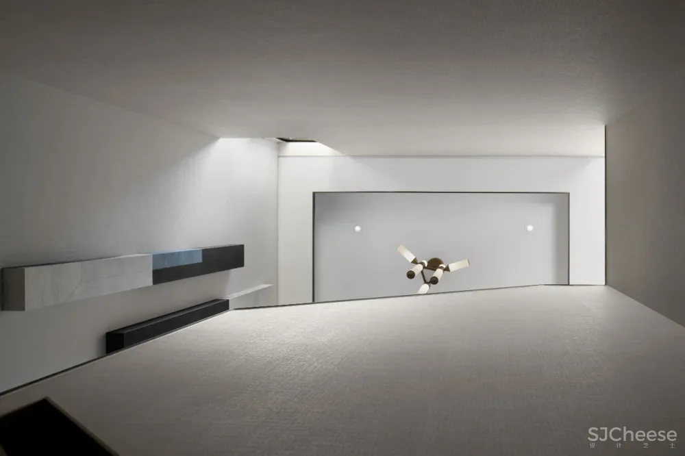 忱意设计:260㎡ 意式极简风叠墅,还原设计本真