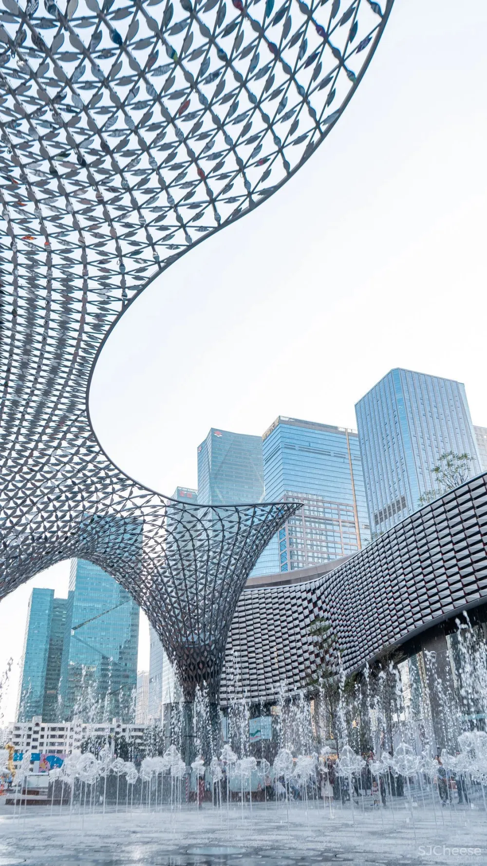 深圳中心·天元 383㎡ 平层公寓样板房,大尺度格局比别墅还大气